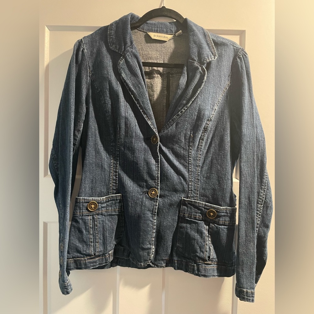 Large St.John’s Bay Denim Jacket